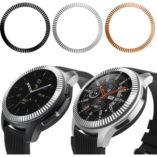 Anti-scratch Steel Bezel Ring Adhesive Cover For Samsung Galaxy Watch 42/46mm Watch Case Cover Protector Watch Accessories