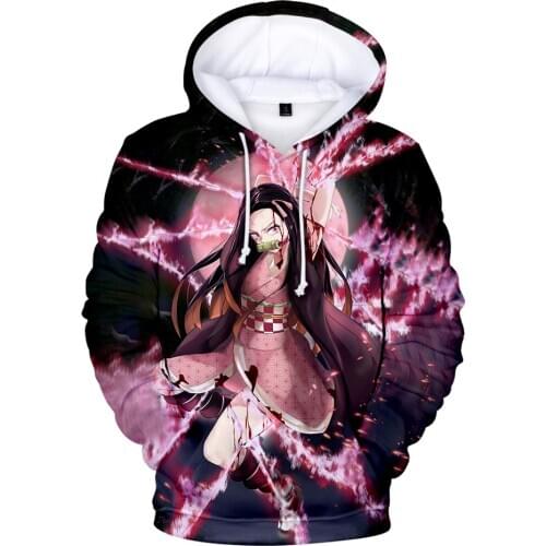 Anime Demon Slayer Kimetsu no Yaiba 3D Hoodies Sweatshirts Men Women Hoodie harajuku Sweatshirts Boys Girls Tracksuits Clothes
