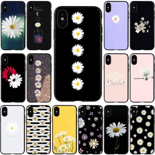 YNDFCNB Daisy flower Phone Case for iPhone 11 12 pro XS MAX 8 7 6 6S Plus X 5S SE 2020 XR cover