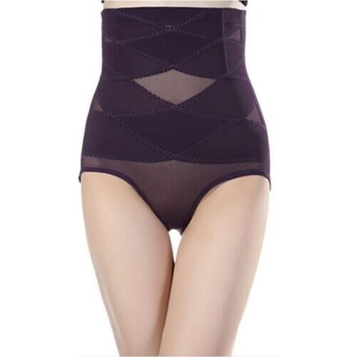 Womens Body-Shaping Underwear High-Waist Shape-Up Underwear Abdomen Underwear Weight Loss Underwear