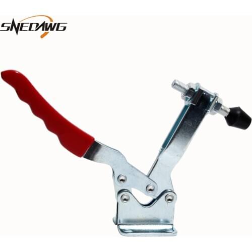 1pc 20kg/30kg/340kg Anti-Slip U Shape Toggle Clamp Holding Capacity 20235/20300/20400 Toggle Clamp Horizontal Type for Hand Tool