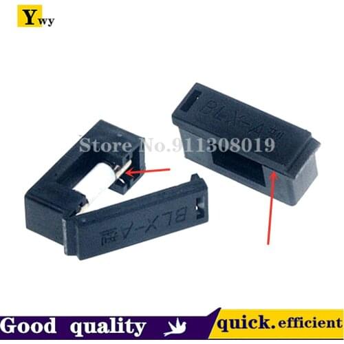 10/20/50pcs/lot BLX-A type 5*20mm with cover fuse seat fuse pipe Fuse holder 5x20 fuse seat