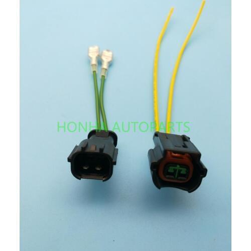 10 pcs male DJ7024YA-2.2-11 for new speaker plug whistle speaker connector snail modification PU465-02127 with 15cm 18AWG wire