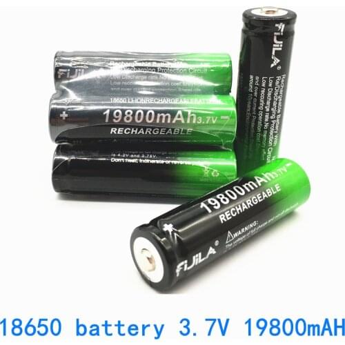 Lithium ion battery 2021 18650 LED flashlight, rechargeable battery 19800mah, 3.7V, various electronic equipment