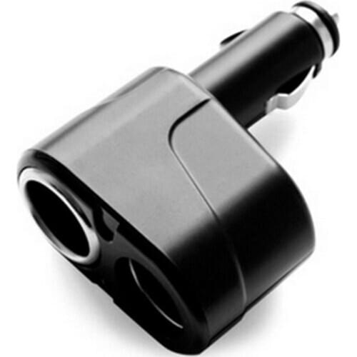 2 Car USB Charger Supply Double Sockets Car styling accessories Cigarette Lighter Extender Splitter