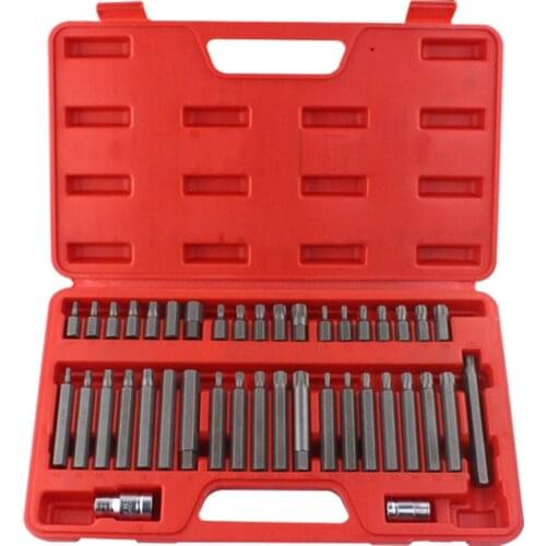 41pcs Hex Star Spline Power Bit Set Socket Kit
