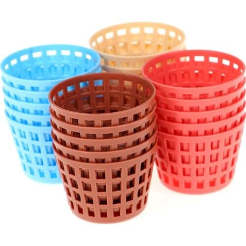 5Pcs 1:12 Dollhouse Miniature Storage Basket Laundry Basket Doll Fruit Vegetable Food Storage Basket Doll House Miniature Decora