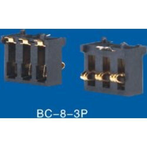 Spring Battery Connector 3 Pins 2.50mm pitch with locators 0.5A 50V Tape and reel