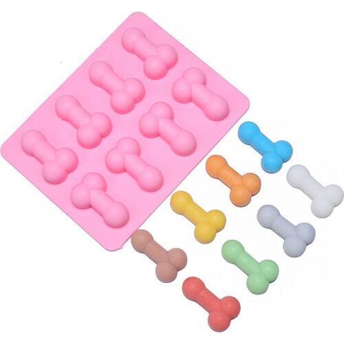 Spoof Cake Mold Birthday Fondant Cake Jelly Chocolates Ice Soap Sexy Shape Couples Cake Mould Kitchen Decoration Tools Molds