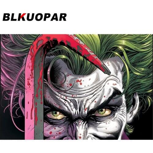 BLKUOPAR 13cm x 9cm For The Joker Fine Decal Occlusion Scratch Car Stickers Decor Car Accessories Waterproof Decoration