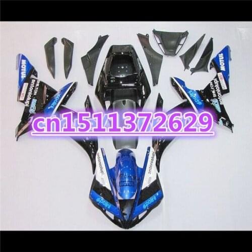 NEW For 02-03 YZF R1 02 03 YZF 1000 blue black YZF-R1 YZF-1000 YZFR1 YZF1000 2002 2003 Fairing Body-Dor D