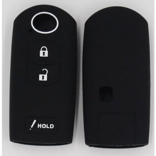 New Car Silicone Remote Flip Key Cover For Mazda CX7 CX9 RX8 M6 RX8 MX5 MPV Demio Key Holder Case For Keychain Alarm
