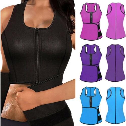 New Women Sauna Sweat Waist Trainer Vest Shaper Slim Adjustable Belt Corset Plus Size Womens Intimates Sexy Shapers