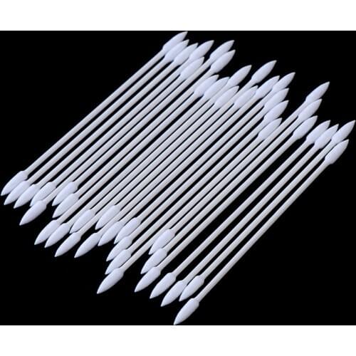 25/bag Disposable Cotton Swab Cosmetics Permanent Makeup Health Medical Ear Jewelry Clean Sticks Buds Tip Cotton Head Swab