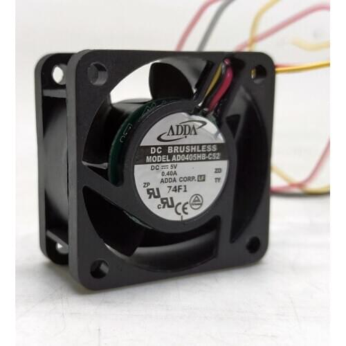 DC 5V cooling fan 40mm For ADDA 4020 5V 3-wire large fan case cooling fan ad0405hb-c52 4cm server