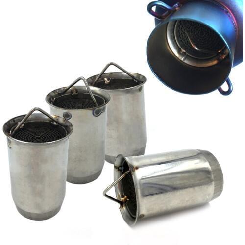 Universal Motorcycle Muffler Exhaust Front Mid End Silencer DB Killer Motorbike Exhaust Muffler Silencer Noise Sound Eliminator