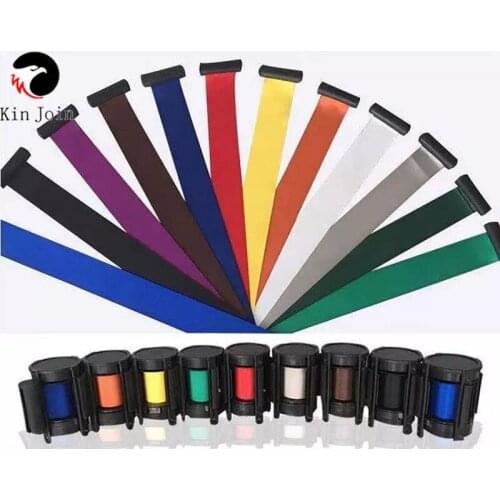 KinJoin Hot sale 5pcs/ packaged 2M Retractable belt Mechanism for crowd control stanchion /Queue barrier