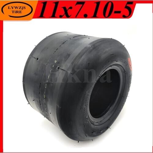 Good Quality Drift Karting Rear Wheel 11x7.10-5 Vacuum Tyre 11 Inch Tubeless Tire Go Kart Drift Accessories