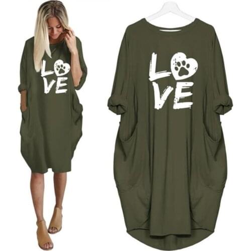 2019 New Fashion LOVE PAW Letters Print T-Shirt For Women T-Shirt Female Women Cotton Funny Summer Tumblr Woman Spring clothes