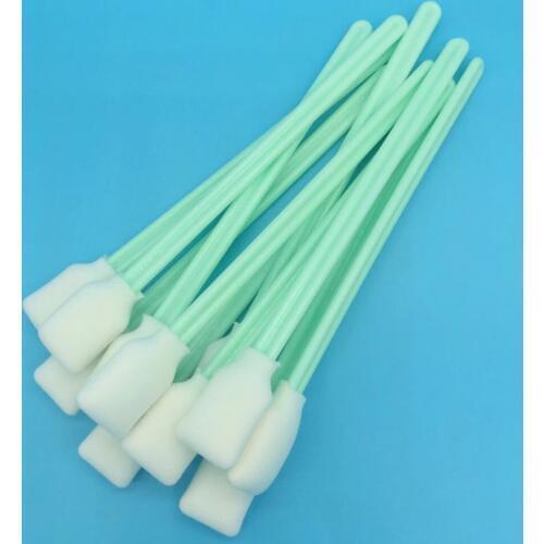 50pcs 13cm length Cleaning Swabs Sticks for DX4 DX5 TX800 XP600 5113 PrintHead Cleaner Foam sponge cloth ink brush
