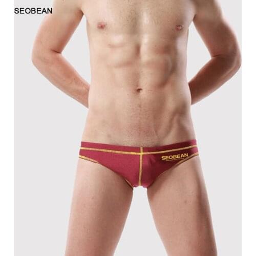 A123 sexy low waist tight men swimwear bikinis swimsuits men swimming trunk shorts beach swim suit sunga bathing suit