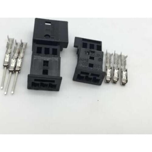 200 sets 3 pin 1-968700-1 1355620-1 Auto Stereo Connector Car Speaker Plug Treble Plug Rain Sensor Socket DJ7031B-0.6-11/21