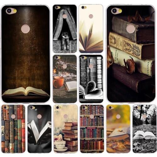 137H reading books Silicone Soft Tpu Cover phone Case for xiaomi redmi 4a 6a 4x note 5a pro mi a1