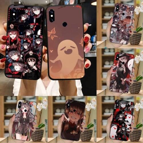 Hu Tao Phone Case For Xiaomi Redmi note 7 8 9 pro 8T 9A 9S Mi Note 10 Lite pro