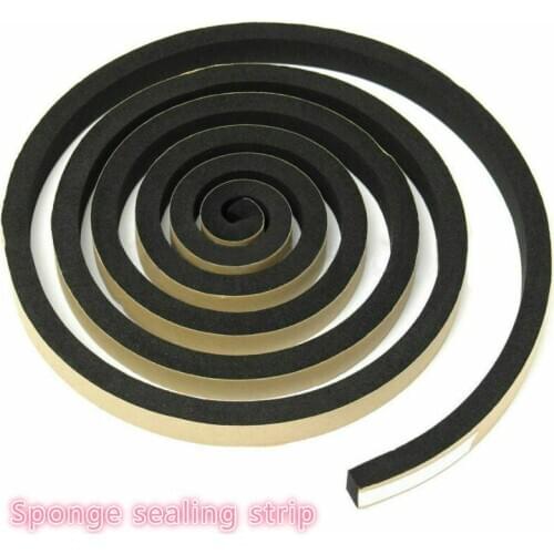 Long 2M Sponge sealing strip adhesive waterproof and moisture-proof self-adhesive foam adhesive foam tape10/15/20mm