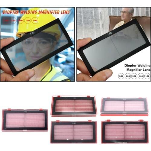 Arc Magnifying Glass Lens Welding Helmet Diopter 1.0-3.0 Anti- Accessories