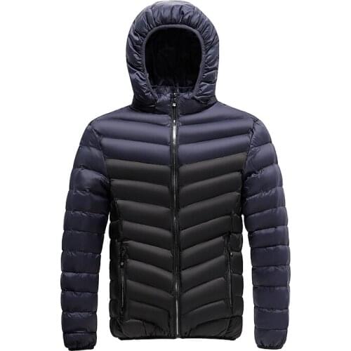 Fad men winter jackets and coat light down jacket outwear steetwear hip hop windbreaker coats outwear casual parkas