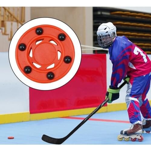 ABS Nylon Hockey Pucks Indoor Outdoor Soft Training Practice Pucks for Kids