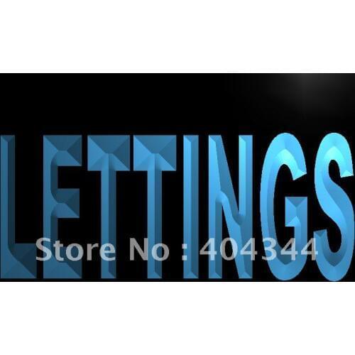 LB104- Lettings Property Agency Display Light Sign home decor crafts