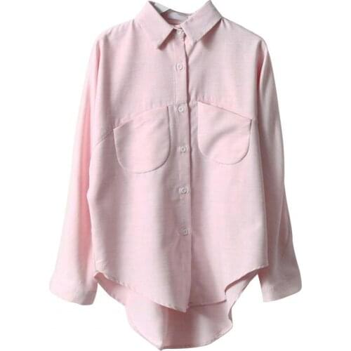 Summer Women Shirt Long-sleeve Shirt Comfortable Over-sized Tops Outdoor Plus Size Elegant Korean Fashion Work Shirt Блузки