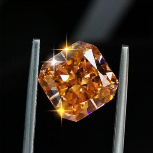 New arrival Radiant cut exclusively brillient Pink Beryl Morganite stone for ring brecelet gem-set jewelry