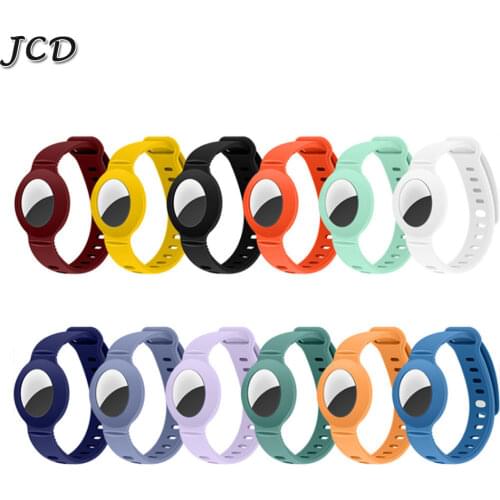 JCD New Bracelet For AirTag Anti-Lost Silicone Case Protective Cover Design For Apple Airtag Tracking Locator Kids Wristband
