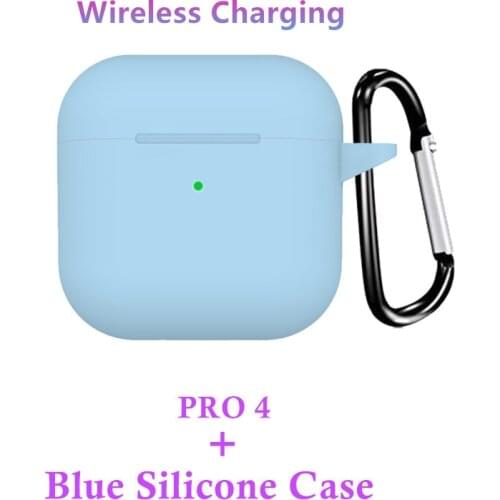Wireless charging Mini Pro 4 TWS Bluetooth-compatible Earphones Hi-Fi Headphones In-Ear Stereo Earbuds Headset For Smart Phone