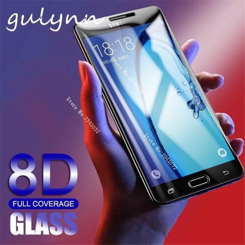 8D Full Cover Glass On The For Samsung Galaxy A 10 20 30 40 50 60 70 80 90 A21S Protective Glass For Samsung M 10 20 30 J4 Core