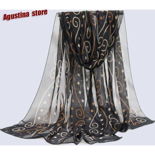 Women scarf shawl fashion long soft silk printing design winter wraps wrap Hijab lot cape female sciarpa stoles scarfs bufanda