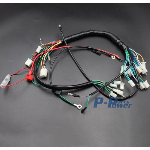 Engine Wire Wiring Harness Loom 50cc 70cc 90cc 110cc 125cc PIT Quad Dirt Bike ATV Buggy New