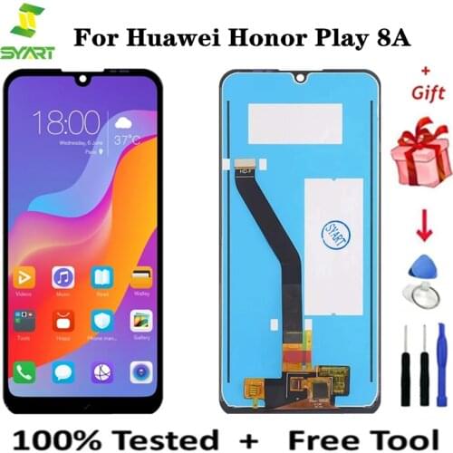 For Huawei Honor Play 8A LCD display touch screen 6.01" For Honor 8A JAT-L09 JAT-L29 LCD Display Touch Screen Digitizer Assembly