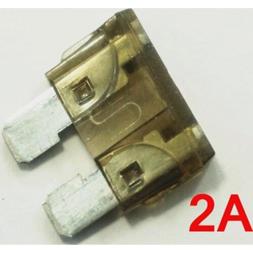 100 pcs/lot) 2A / 32V Car Vehicle Auto Medium Blade ATO Fuse, 2 Amp, Automotive Fuse