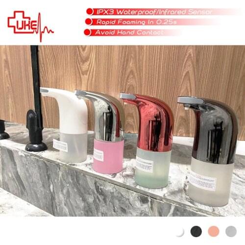 350Ml Automatic Liquid Soap Dispenser Intelligent Sensor Touchless Hands Cleaning Bathroom Accessories Sanitizer Dispenser