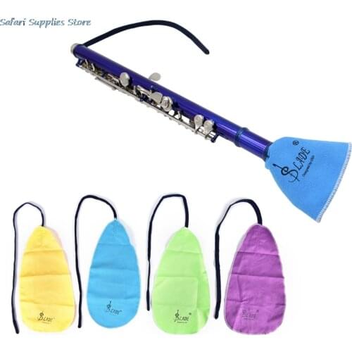 4 Color Instruments Cleaning Cloth For Clarinet Piccolo Flute Sax Saxphone Woodwind Instruments Parts & Accessories