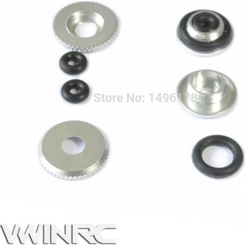 4pcs Rc Upgrade Parts VWINRC Metal Canopy Nut For Align Trex 450 pro sport DFC Rc Helicopter