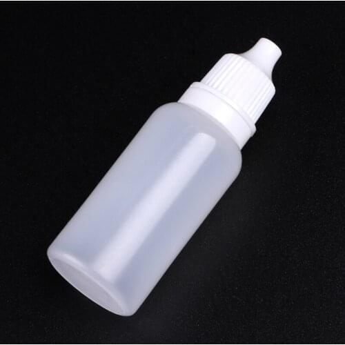 5ml-30ml Needle Tip Empty Plastic Squeezable Liquid Dropper White Bottles Case U2JD