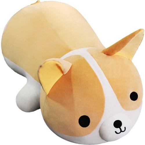 40CM Big kawaii Shiba Inu Dog Plush Toy Pillow Stuffed Soft Animal Cushion for Children Girls Sleeping Doll