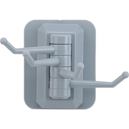 Storage Holders Rack Storage Towel Racks Strong Adhesive Wash Cloth Clip Rotatable Home Improvement for Kitchen Supplies