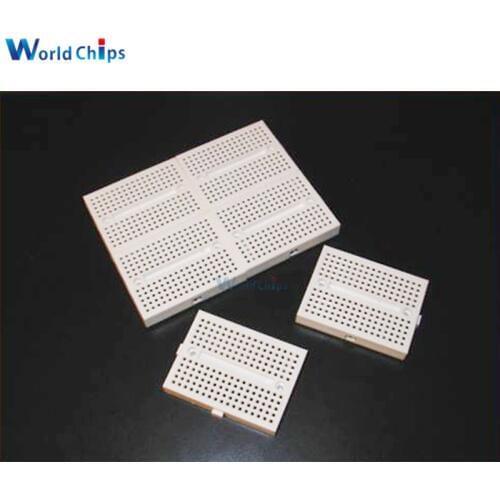 1pcs SYB-170 Mini Solderless Prototype Breadboard 170 Tie-points white