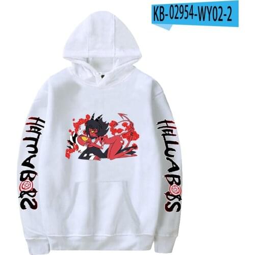 Helluva Boss Hoodie Mens Women Sweatshirts Tracksuit Helluva Boss Sweatshirts 2021 American Boy girls Anime Clothes